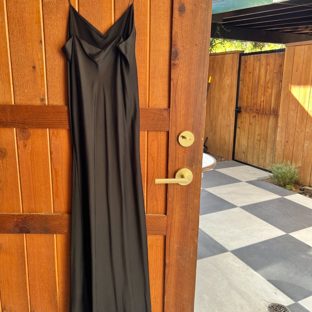 ASCENO Lyon Silk Satin Slip Dress Small - Picture 11 of 16